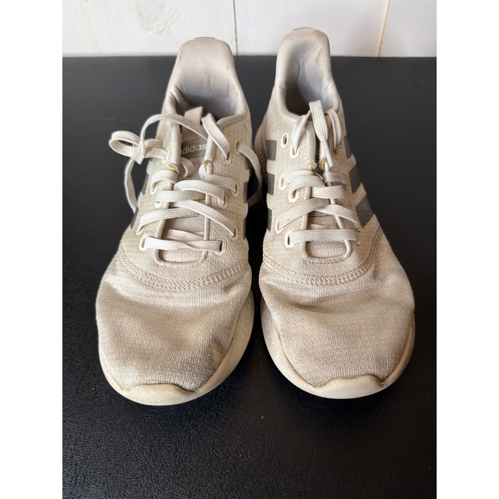 Adidas Puremotion Womens Running Shoes Cream Silver FZ0417 Size 9